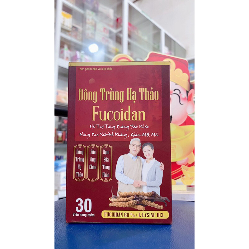 Đông Trùng Hạ Thảo Fucoidan Hộp 30 Viên