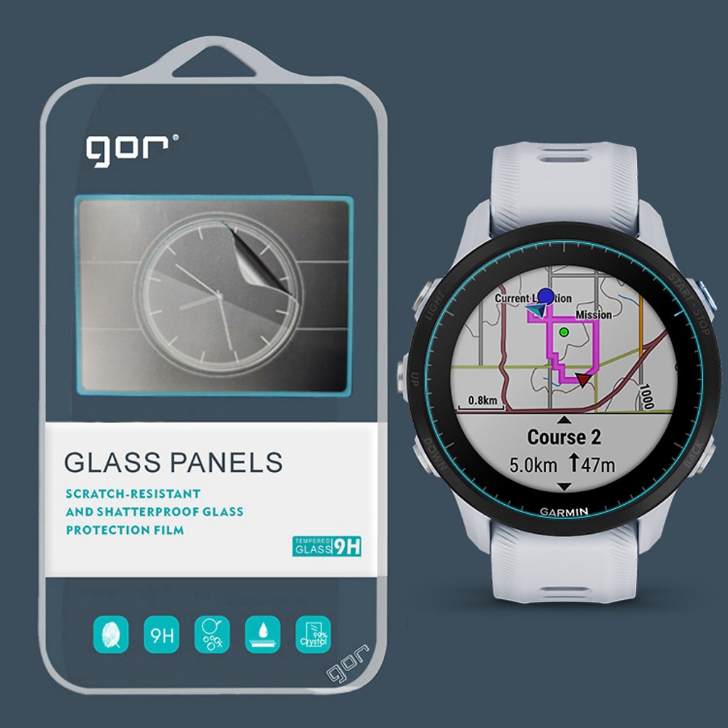 Bộ 3 Miếng Dán Cường lực GOR cho các dòng Đồng Hồ Garmin Fenix 8/ Fenix 7 Pro/7S Pro/7X Pro / Epix P