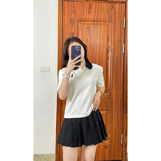 Áo Thun Polo thêu hình ngựa Form rộng dễ mặc - Hallow Store