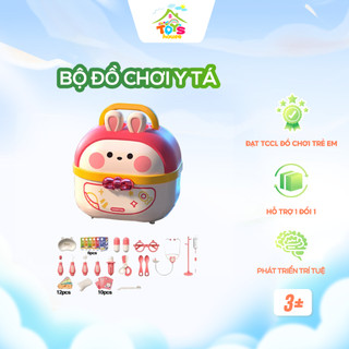 Bộ đồ chơi Balo bsi thỏ TOYSHOP cho bé 62 chi tiết cho bé