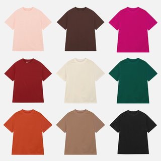 Áo Thun Trơn Nữ Form chuẩn Kenzia - Áo Phông Cổ Tròn Tay Ngắn  Basic Cotton 100% - KA0000