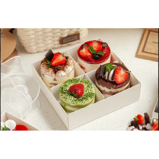 Set 4 bánh kem sinh nhật tiramisu mix 4 vị, thích hợp kỉ niệm, làm quà tặng 🎁
