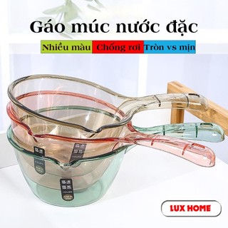 Gáo ca múc nước bằng nhựa trong dẻo abs an toàn siêu bền