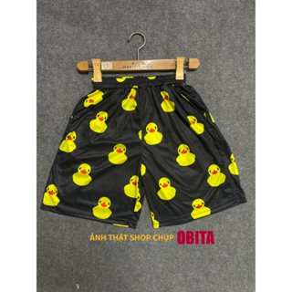 Quần Short Nam Nữ, Quần Đùi Hoạt Hình Chất Thun Lạnh Mặc Nhà Có Thể Mang  Đi Biển Thoáng Mát QD22