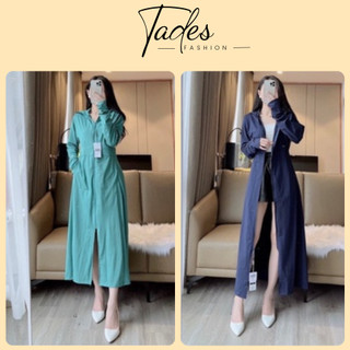 Áo chống nắng nữ toàn thân 2 lớp cotton thông hơi chống tia UV, siêu mát hàng loại 1