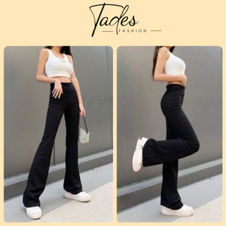 Quần Legging Nữ Ôm Ống Loe Dáng Dài, Quần Ống Loe Tôn Dáng Siêu Xinh