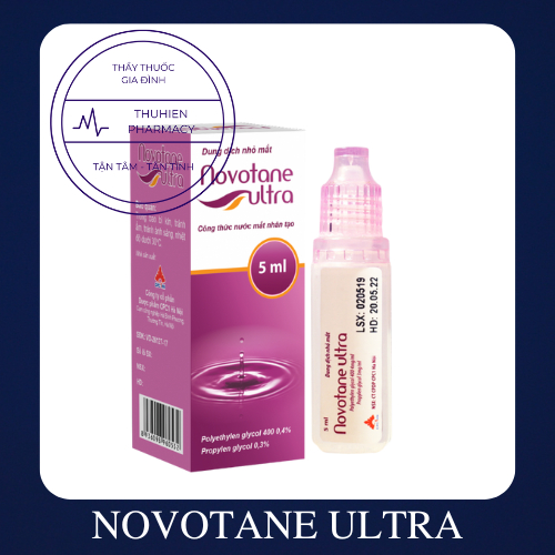 Nước nhỏ mắt nhân tạo Novotane Ultra 5ml
