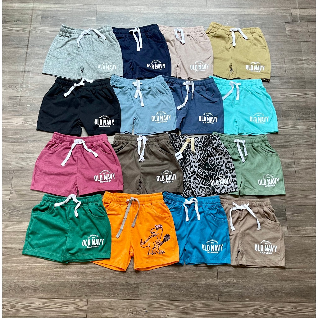 Quần short thun 0Id N@vy bé trai (12-23kg)