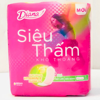 Băng Vệ Sinh Diana Siêu Thấm siêu mỏng không cánh 23cm x 8 miếng