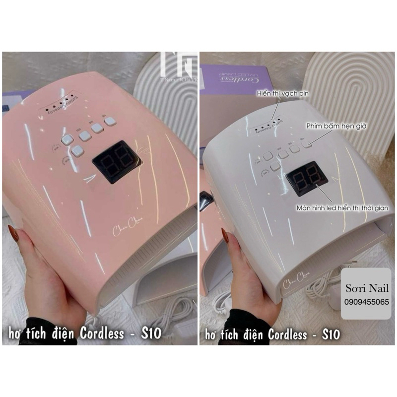 Máy hơ gel tích điện 48w (BH3T)