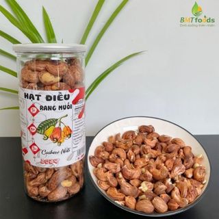 Hạt Điều Rang Muối Đắk Lắk Loại 1 béo thơm đảm bảo VSATTP BMT FOODS 500G