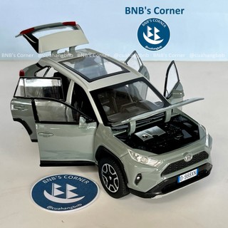 Xe mô hình 1:32 toyota rav4 hãng jiaye