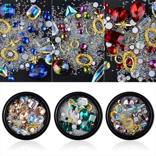 Set Đá Mix Tổng Hợp Trang Trí Sản Phẩm Resin, Trang Trí Phụ Kiện Nail - Trường Thịnh Sài Gòn