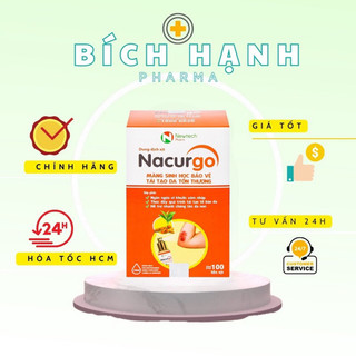 Dung dịch xịt tạo màng sinh học Nacurgo Đại Bắc bảo vệ da tổn thương