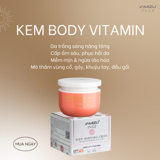 Kem Body Vitamin Jamizu 150g - Da Trắng Sáng Nâng Tông Tự Nhiên