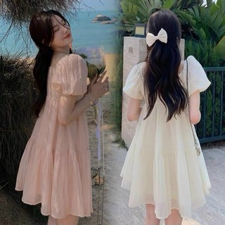 Váy tơ dáng babydoll ngắn D30