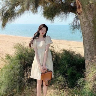 Váy tơ dáng babydoll ngắn D30