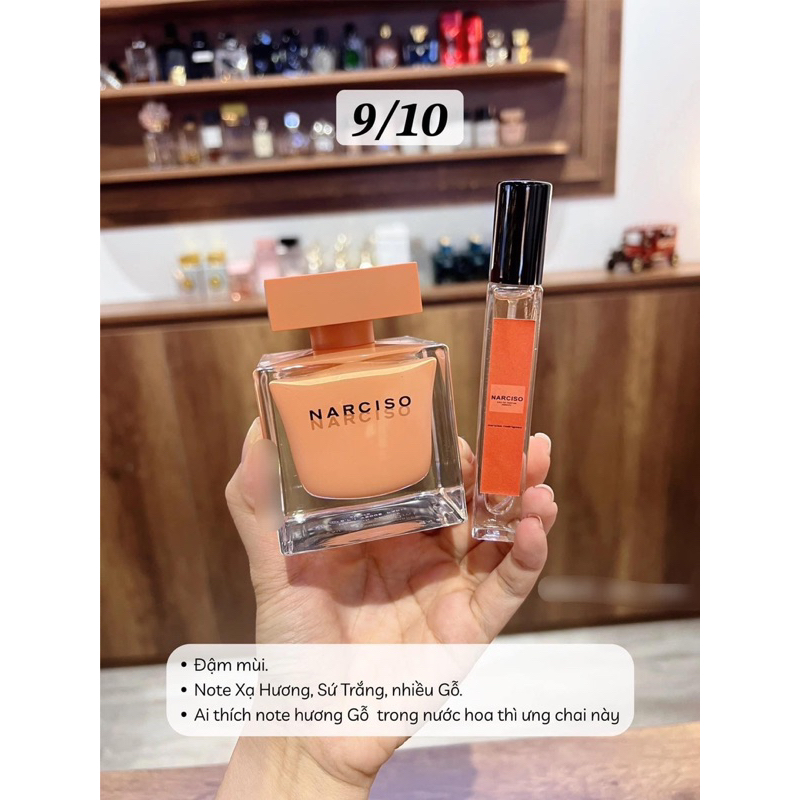 Nước Hoa Chiết Narciso Amber 10ml