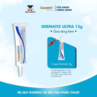 Gel làm mờ sẹo và làm phẳng sẹo lồi, sẹo thâm Dermatix Ultra 15g