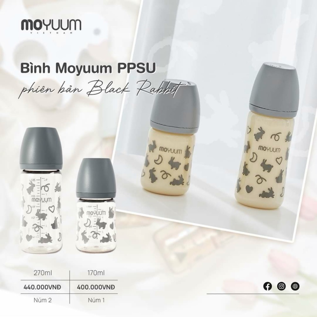 Moyuum - Bình sữa PPSU MOYU14920