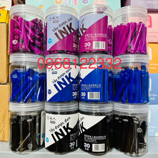 Hộp mực ống 0025 viết tẩy được =30 ống mực