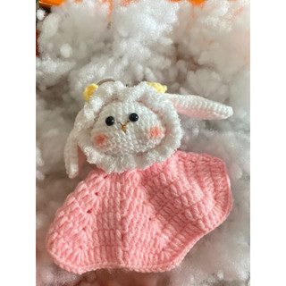 Móc khoá thỏ cầu nắng handmade
