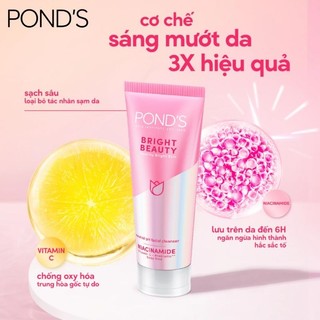 Sữa rửa mặt Pond's sáng da bright beauty 15ml