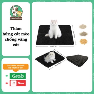 Thảm lót hứng cát mèo chống văng cát