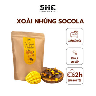 Xoài sấy dẻo nhúng socola 500g SHE Chocolate