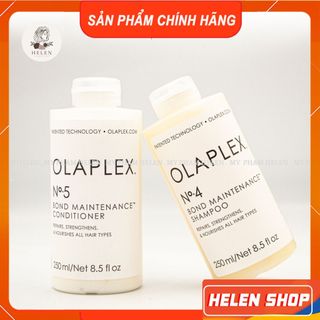 Olaplex cặp dầu gội xả olaplex no4 & olaplex no5 phục hồi tóc hư tổn hàn gắn tăng cường liên kết tóc