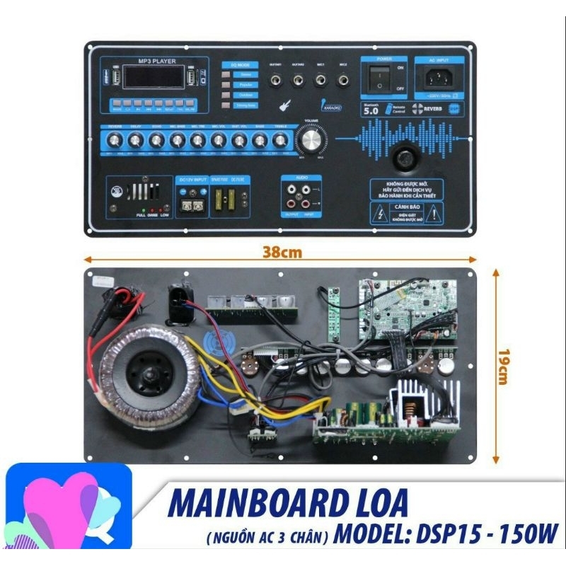 Mạch loa kéo Echo Reverb DSP