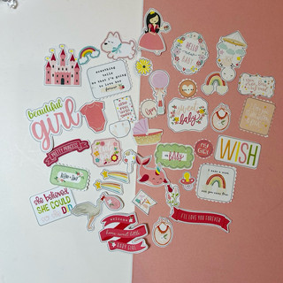 Set Trang trí 🍼 My Baby Girl🍼 Die cut