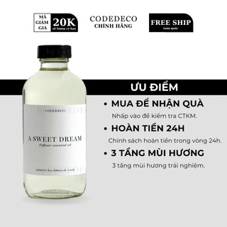Tinh dầu thơm phòng codedeco a sweet dream