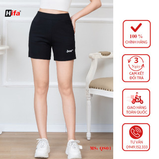 Quần Short Nữ Cạp Cao Chất Umi Hàn HIFA Mã QS01( quần đùi nữ co giãn 4 chiều không bai, xù)