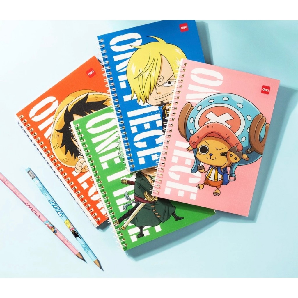 Sổ Lò Xo Deli A5 One Piece EN003 60 trang