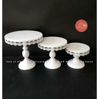 🍰 Khay Kệ Bánh Gato Trắng Lẻ Size (20-25-30cm)