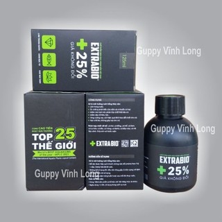 Vi sinh Extra Bio Làm trong nước bể cá. 125ml