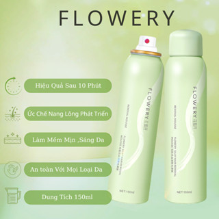 Kem Tẩy Lông Flowery Tẩy Lông Nách Lông Chân Lông Tay Vùng Bikini An Toàn Không Đau Rát Hiệu Quả sau 10 Phút