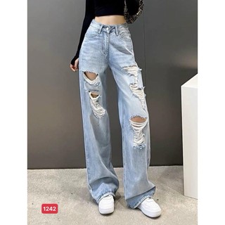 8 MẪU Quần Jeans dày dặn Nữ Baggy Lưng Cao Hàn Quốc bao đẹp thời trang nhất 2024, bao đẹp chất lượng.( CHO ĐỔI TRẢ )