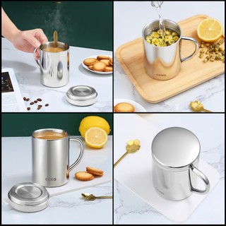 Cốc inox 2 lớp ccko ck9209 cao cấp