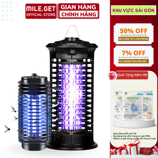 Đèn bắt muỗi điện quang thông minh, máy bắt muỗi con trùng tự động 2in1 ánh sáng xanh kiêm đèn ngủ, bảo hành 12 tháng