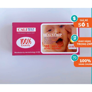 Combo 10 que thử thai chính xác nhanh gọn cali test