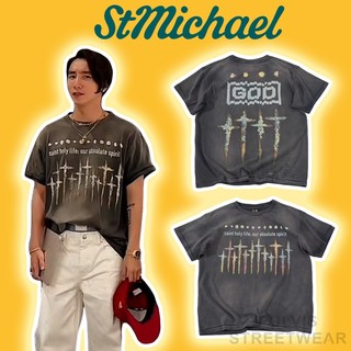 ⚡️[Hight Quality] - Áo Tee Saint Michael Vintage Black God T-Shirt, Áo thun nam, áo phông nam, áo nam