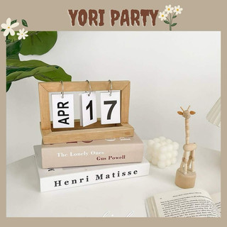 Lịch Gỗ Để Bàn Decor Nhà Cửa Trang Trí Bàn Tiệc Sinh Nhật - Yori Party
