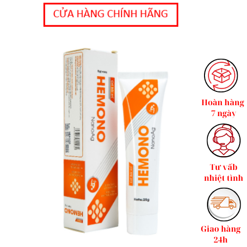 ( XẢ HÀNG CẬN DATE 12/2025 ) Kem Bôi Trĩ Hemono PHYTO  Giảm Triệu Chứng Do Bệnh Trĩ 25g
