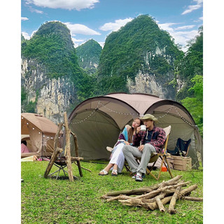 Bộ 2 tấm vải chắn Lều trung tâm, lều mái vòm Moutianhiker SZK-381 kích thước 410*410*230cm phù hợp 8-10 người