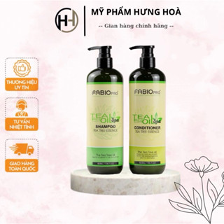 Dầu gội trà xanh FABIOpro Tea Tree Oil sạch gàu ngăn gãy rụng