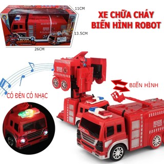Mô hình xe ô tô biến hình robot