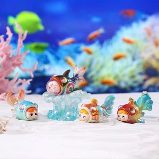 Mô hình blindbox mini nhân vật bean những chú cá koi - ngẫu nhiên 🌼blind box nhà đông đông🌼