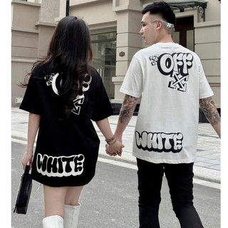 Áo Thun Off_White In Nổi 3D Chất Vải Cotton Thoáng Khí Không Xù, Áo Phông Hotrend 2024 Form Rộng Tay Lỡ